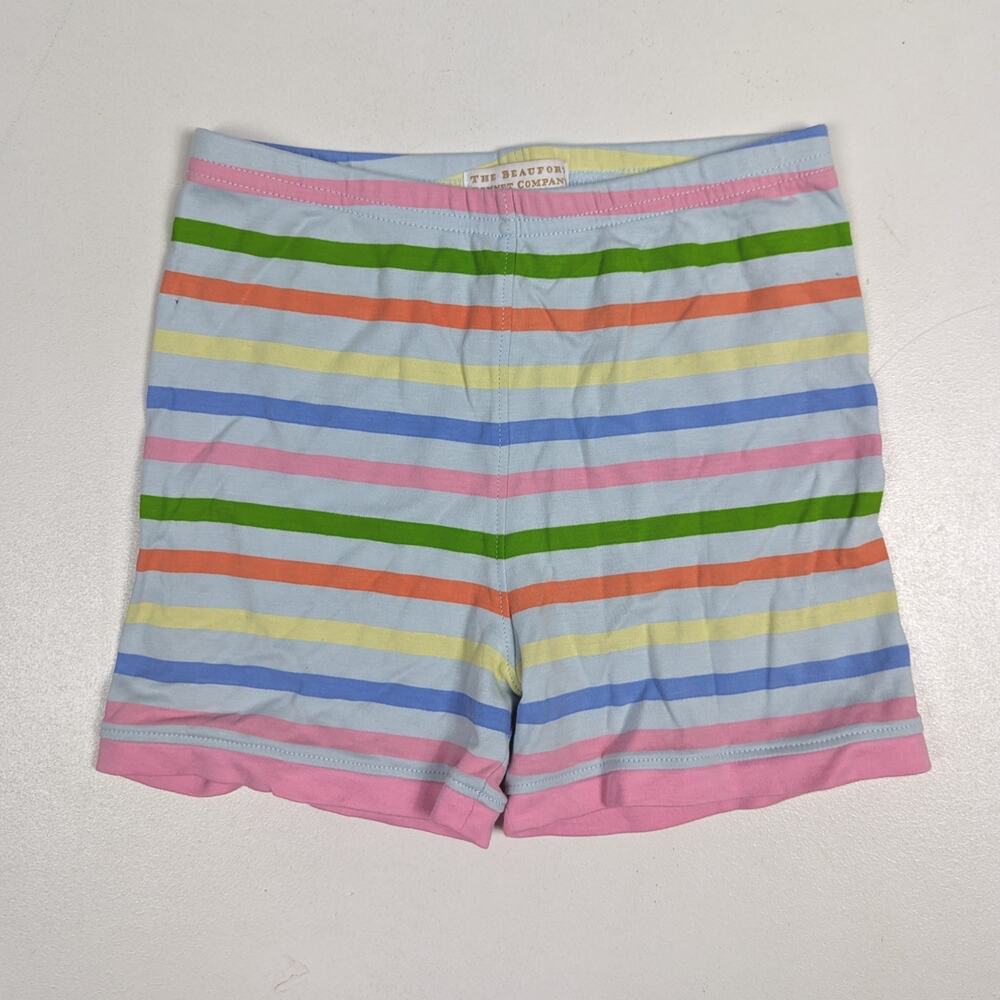 The Beaufort Bonnet Company TBBC Shorts Girls Sz 8 Rainbow Stripe Boutique